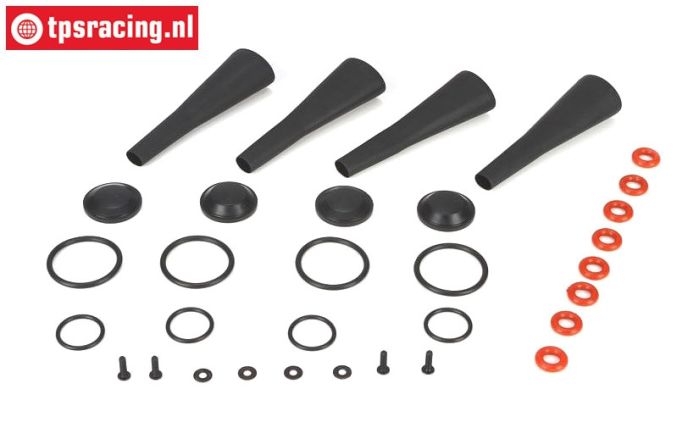 LOSB2856 Shock rubbers LOSI 5T-BWS-TLR, set
