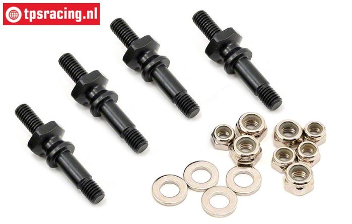 LOSB2859 Schock mount LOSI 5T-BWS-TLR, 4 pcs.