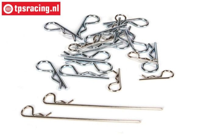 LOSB5800 Body-RC-Box clips LOSI 5T-BWS, Set