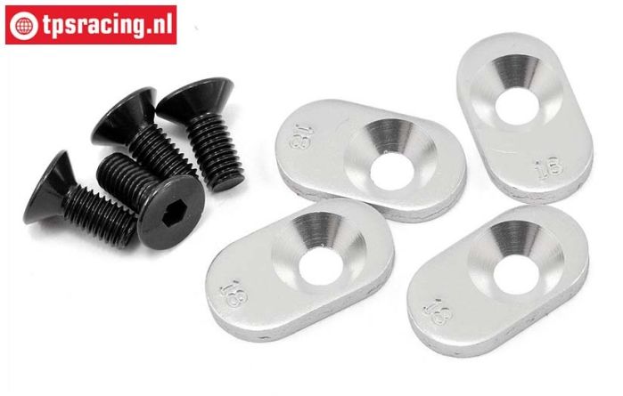 LOSB5805 Engine Mount Inserts 18-58T LOSI 5T, 4 pcs