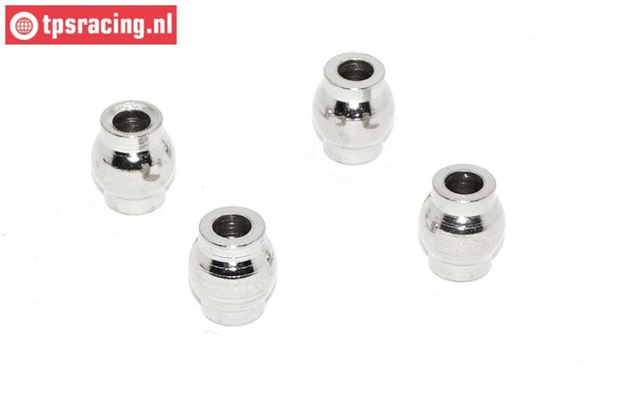 TPS5904/04 Coated steel balls servo rod LOSI-BWS, 4 pcs.