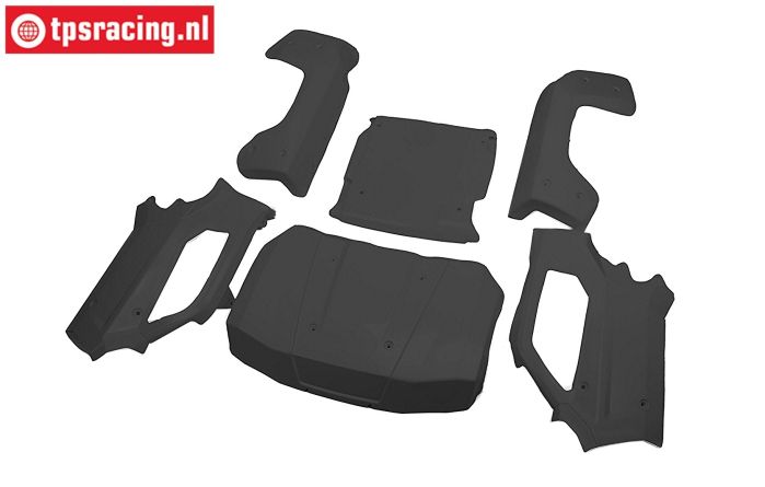LOS-4000 LOSI 5IVE-T 3.0 Body Black, set
