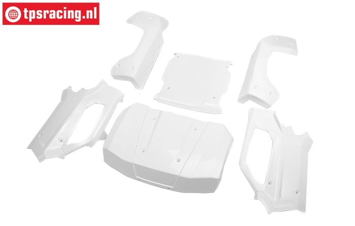 LOS-3662 LOSI 5IVE-T 3.0 Body White, set