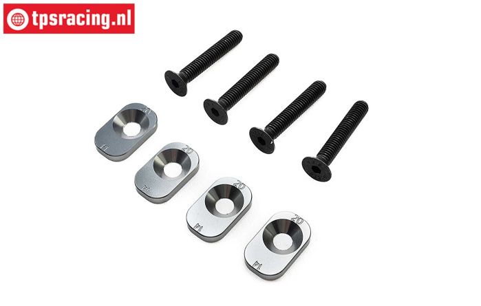 LOS-3692 LOSI 5IVE-TE 3.0 Engine mount plates 14/20~67T, set