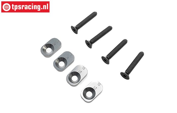 LOS-3691 LOSI 5IVE-TE 3.0 Engine mount plates 13/21~67T, set