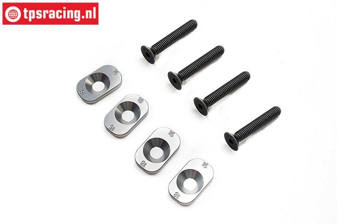 LOS-3635 LOSI 5IVE-TE 3.0 Engine mount plates 16/18~67T, set