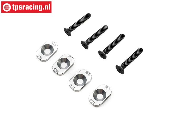 LOS-3664 LOSI 5IVE-TE 3.0 Engine mount plates 16,5/17,5~67T, set