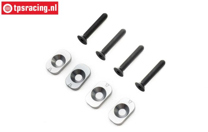 LOS-3708 LOSI 5IVE-TE 3.0 Engine mount plates 17~67T, set