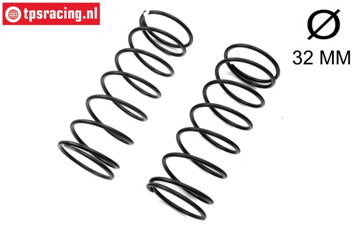 LOS-3745 LOSI 5IVE-T Shock spr. Rr. White Ø32-Ø3,1 mm, 2 pcs.