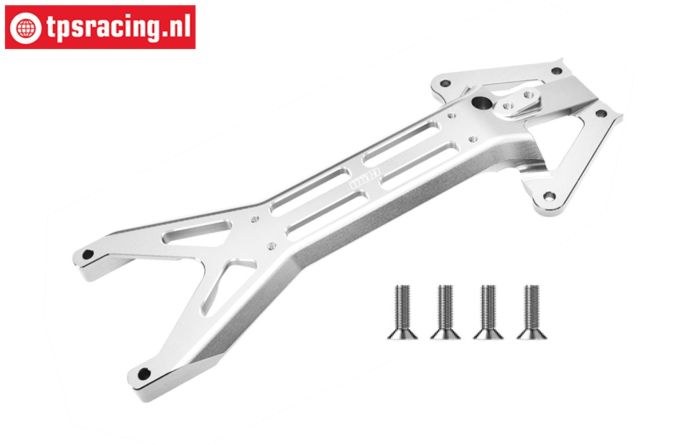 5T3/025F-S LOSI 5IVE-TE 3.0 Aluminum Upper Brace Silver, 1 pc.