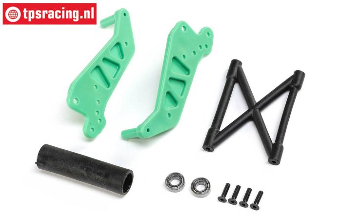LOS241029 Wheelie Bar Green LMT Truck, Set