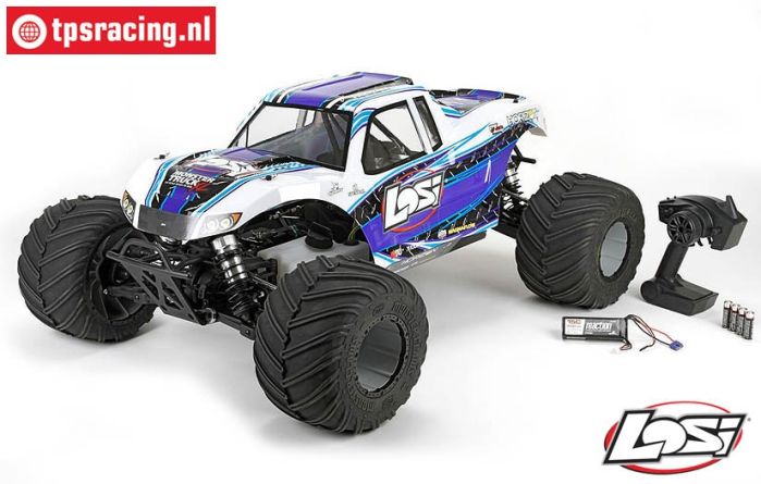 LOS05009T2, LOSI 1/5 MONSTER TRUCK XL 4WD RTR White