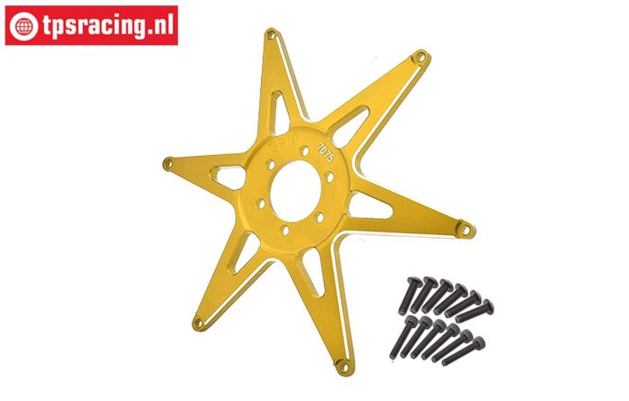 MX0606F-GD PROMOTO front Alu-Wheel star Gold, 1 pc.