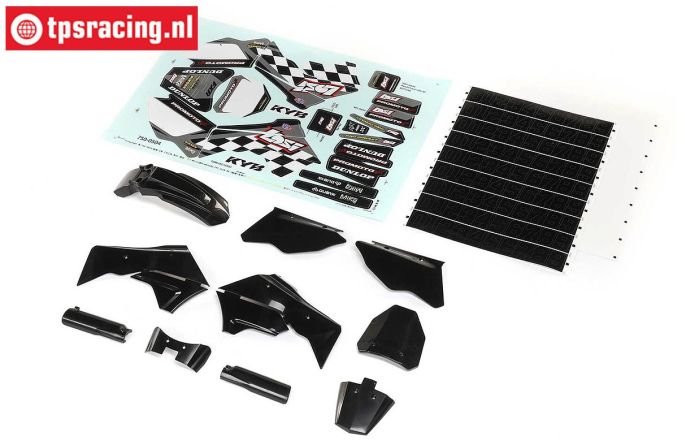 LOS260006 PROMOTO Plastic parts-decals Black, set