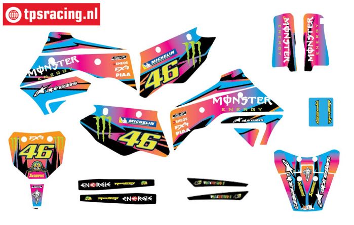 CS0980/18 PROMOTO decals Rossi Monster, set
