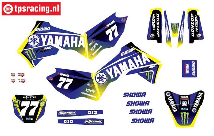 CS0980/52 PROMOTO decals Team Yamaha, set