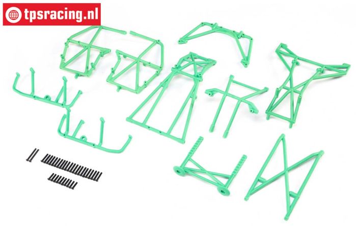 LOS241027 Rol cage complete Green LMT Truck, Set
