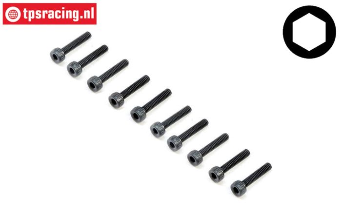 TLR245008 Socket Head Screw M2-L10 mm, 10 pcs
