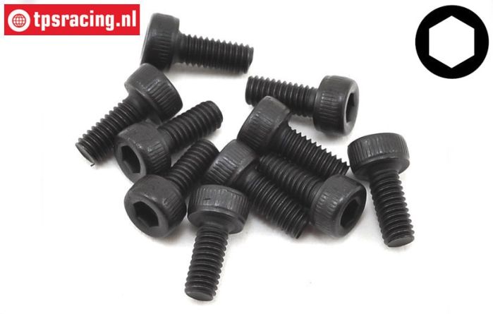 TLR255003 Socket Head Screw M2,5-L8 mm, 10 pcs