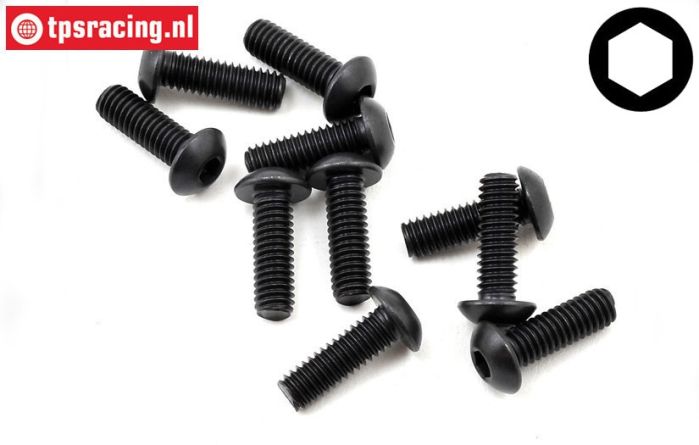 TLR255007 Button Head Screw M4-L20 mm, 10 pcs.