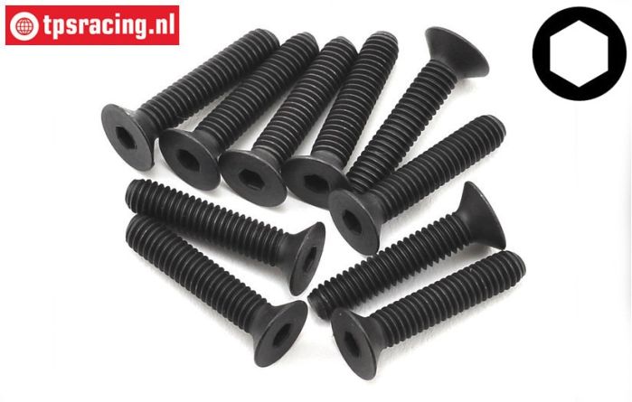 TLR255014 Countersunk Head Screw M4-L20 mm, 10 pcs