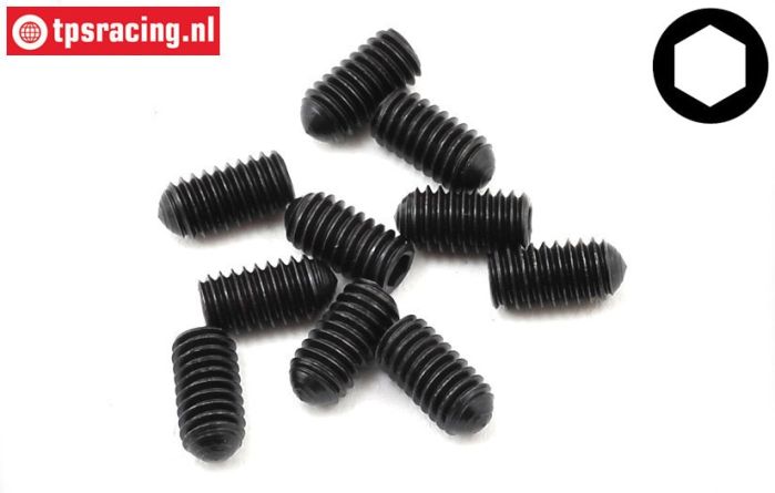 TLR255016 Scrub screw M4-L8 mm, 10 pcs.