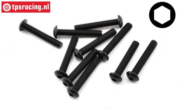 TLR255020 Button Head Screw M5-L20 mm, 10 pcs