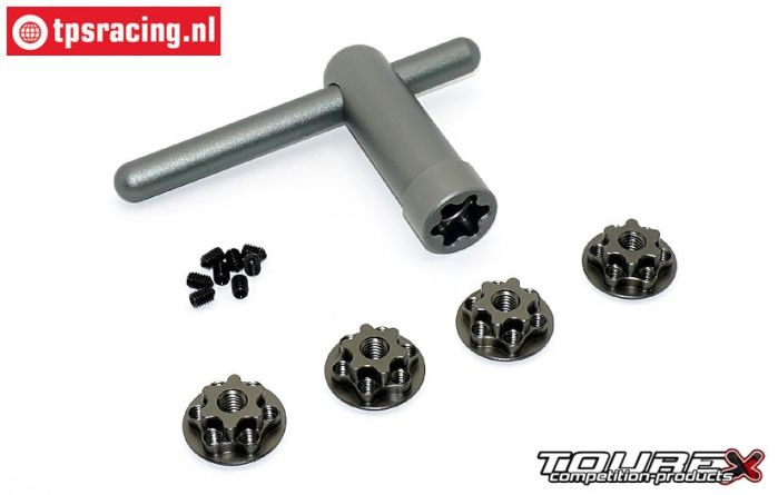 TXW-201-S Tourex Secured wheelnuts, Set