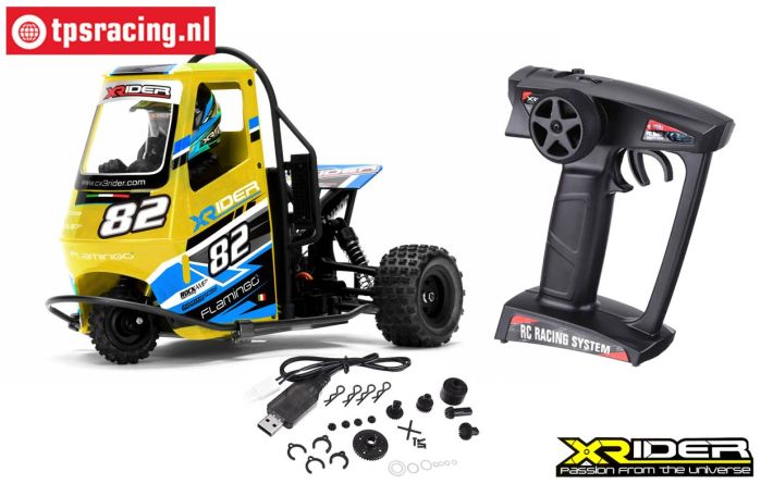 XR83001-02 X-Rider Flamingo Yellow RTR, Set