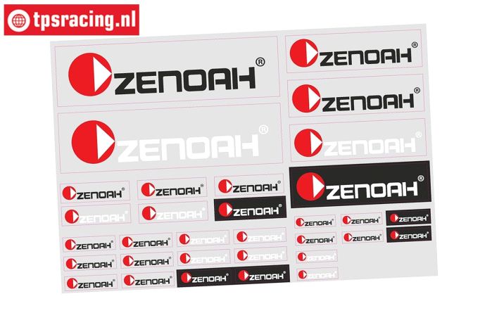 ZN8000 Powered by Zenoah Decals, 1 pc.