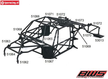 BWS Racing DTT7 Roll Cage