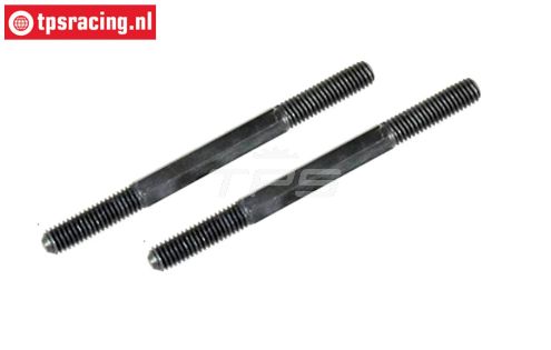 FG10021 Steel threaded rod L/R-M6-L80 mm, 2 pcs
