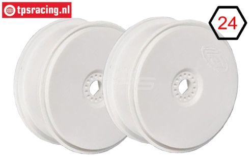 FG67215 1/6 Disk Rim Tire Safe White Ø130-B65 mm, 2 pcs.