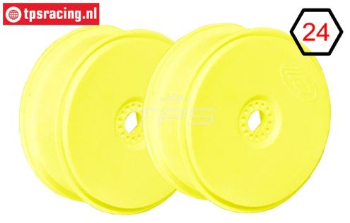 FG67216 1/6 Disk Rim Tire Safe Yellow Ø130-B65 mm, 2 pcs.