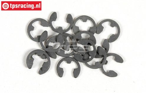 FG6732/06 E-clip spring steel Ø6 mm, 15 pcs
