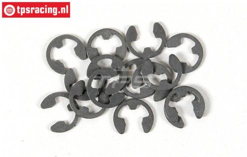FG6732/07 E-clip spring steel Ø7 mm, 15 pcs