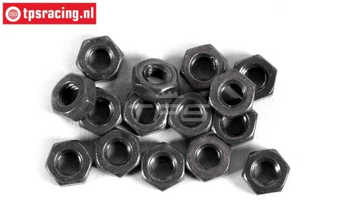 FG6739/04 Steel locking Nut M4R, 15 pcs