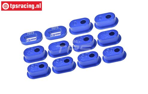 MX010-B PROMOTO-MX Alu-Chain tensioner blue, set