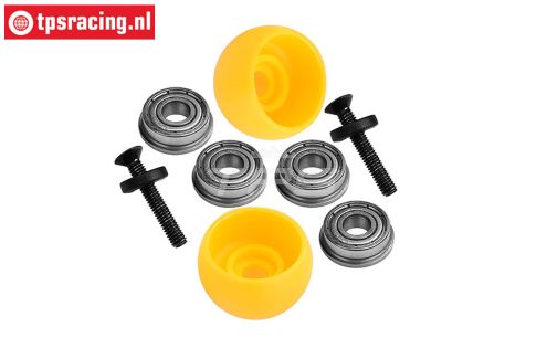 MX040-Y PROMOTO-MX Side support rollers Yellow, Set