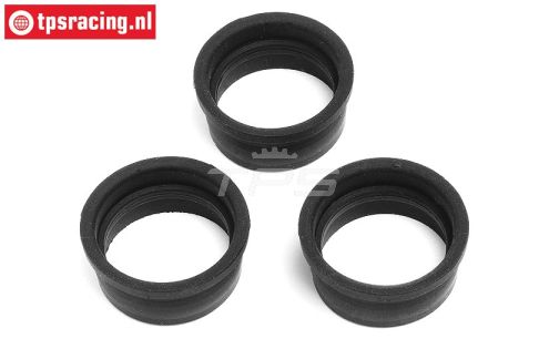 HPI86710 Silicone Exhaust Coupling, 3 pcs.