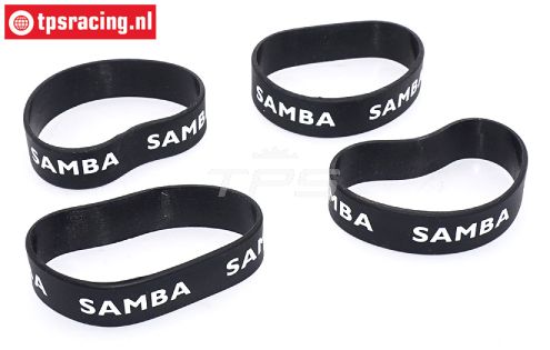 SAM4810Z Samba Exhaust ring Ø60-Ø70 Black, 4 pcs.