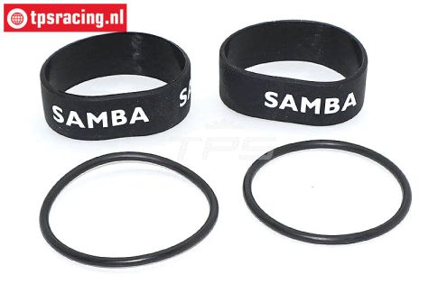 SAM7112Z Exhaust rings Ø50-Ø60 Black, Set