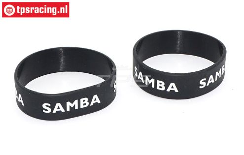 SAM7114Z Samba Exhaust ring Ø50-Ø60 Black, 2 pcs.