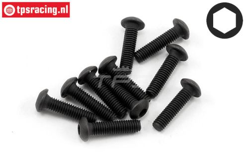 TLR5904 Button Head Screw M3-L12 mm, 10 pcs