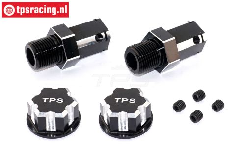 TPS0292/04 Wheel adapter 24 mm Hex Black, 2 pcs.