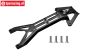 5T3/025F-BK LOSI 5IVE-T Aluminum Upper Brace Black, 1 pc.