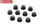 TPS1223/02 Aluminum lock nut M3 Black, 10 pcs.