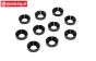 TPS1234/02 Countersunk ring Ø4 mm Black, 10 pcs.