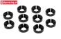 TPS1235/02 Countersunk ring Ø5 mm Black, 10 pcs.