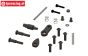 ARA311116 ARRMA Rear brake module metal parts, Set